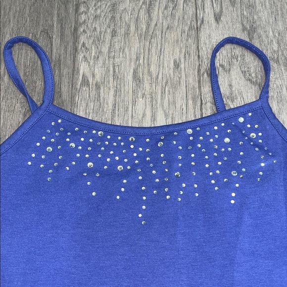 y2k Tank with Rhinestones - Picture 2 of 5